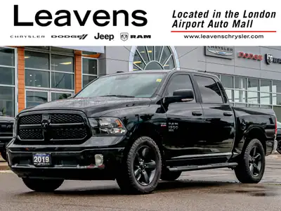 Diamond Black Crystal Pearlcoat 2019 Ram 1500 Classic 8-Speed Automatic HEMI 5.7L V8 Multi Displacem...