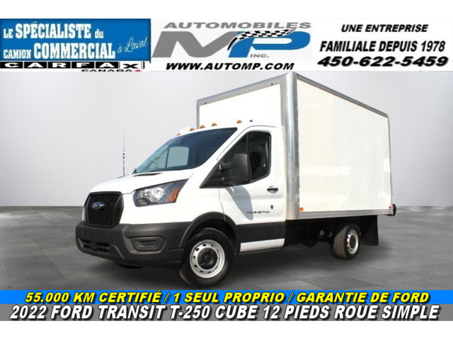 2022 Ford Transit T-250 CUBE 12 PIEDS ROUE SIMPLE 55.000 KM GARA in Cars & Trucks in Laval / North Shore
