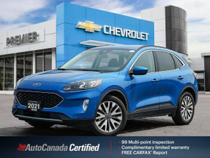 2021 Ford Escape Titanium Hybrid | Adaptive Cruise Control | Navigation | Remote Start