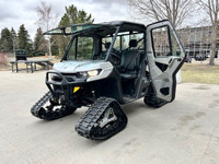 2020 CAN-AM DEFENDER HD10 with HEATED CAB & APACHE TRACKS