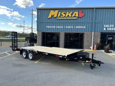 Miska 5 Ton Tandem Axle Deckover Float Trailer Made in Canada Deckover trailers, starting at just $9...