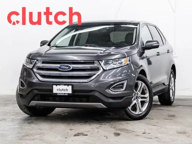 2018 Ford Edge Titanium w/ Apple CarPlay & Android Auto, Nav, Pa in Cars & Trucks in Bedford - Image 2