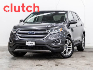 2018 Ford Edge Titanium w/ Apple CarPlay & Android Auto, Nav, Panoramic Moonroof