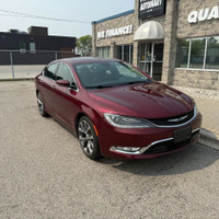 2015 Chrysler 200 C -In Delmonico Red -Touch screen -Backup camera -Bluetooth -Heated seat -Navigati... (image 1)