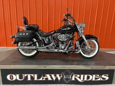 The Heritage Softail is arguably the most comfortable bike in the Harley-Davidson line-up! This 2008...