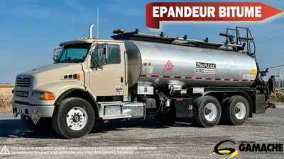 Heavy truck / Camion lourd - # STOCK: PUB-363 2009 STERLING ACTERRA CAMION CITERNE BITUME ÉPANDEUR D...