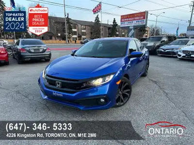 Clean CarFAX! Come by and check out this sleek 2020 Honda Civic Sport the perfect blend of style, pe...