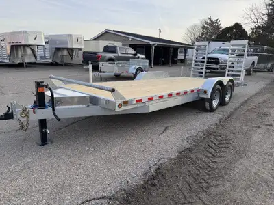 2025 Canada Trailer 80in. x 20ft Equipment Hauler 18ft Deck w/ 2ft Beavertail 2 - 5 000lb Axles w/ 1...
