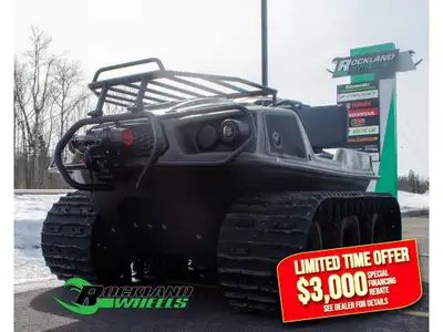 2023 Argo FRONTIER 650 6X6 with Tracks, Winch, Brushguard and Hood-Rack Le FRONTIER 650 6X6 2023 est...