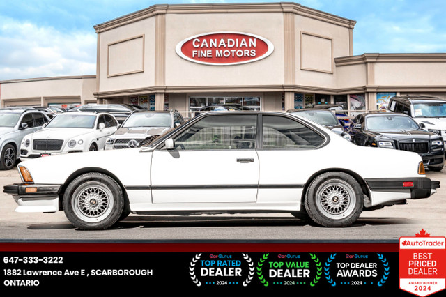1987 BMW 6 Series M6 | ONE OWNER | MANUAL | SUNROOF | LEATHER IN in Cars & Trucks in City of Toronto - Image 3