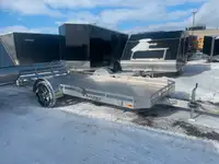 New 2023 7x14 Aluminum Side by Side Utility Trailer