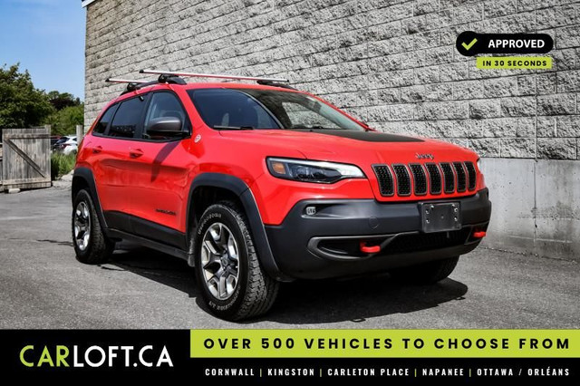2019 Jeep Cherokee Trailhawk • HEATED SEATS/STEERING • CP/AA in Cars & Trucks in Kingston