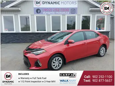 2018 Toyota Corolla SE CVT AUTO! LOW KMS! UNDERCOATED! ONE OWNER