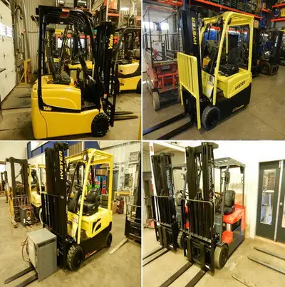 Chariots élévateurs 3 roues Toyota Hyster Yale Avec des normes de sécurité plus strictes sur le lieu...