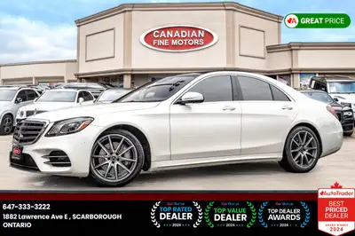 MASSAGE SEATS|HUD| PANO |BSM| NAVI | BURMESTER SOUND| 360 CAM MERCEDES-BENZ INSPECTION AVAILABLE UPO...