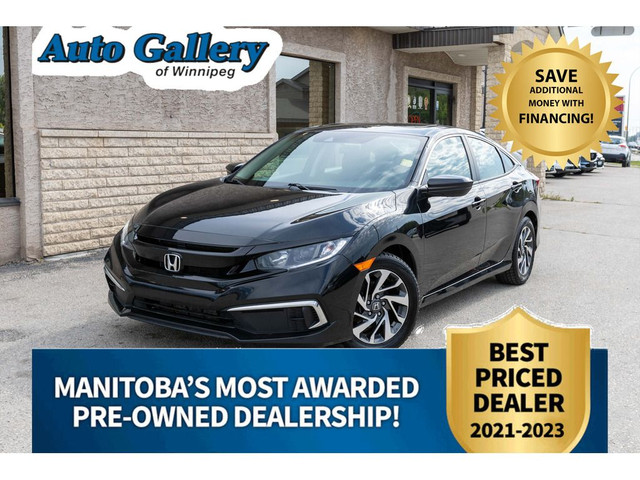 2019 Honda Civic EX | CARPLAY | SUNROOF | HTD SEATS | REMOTE STA in Cars & Trucks in Winnipeg