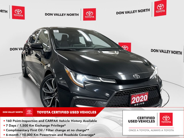 2020 Toyota Corolla XSE CERTIFIED | CARPLAY | TPMS in Cars & Trucks in City of Toronto