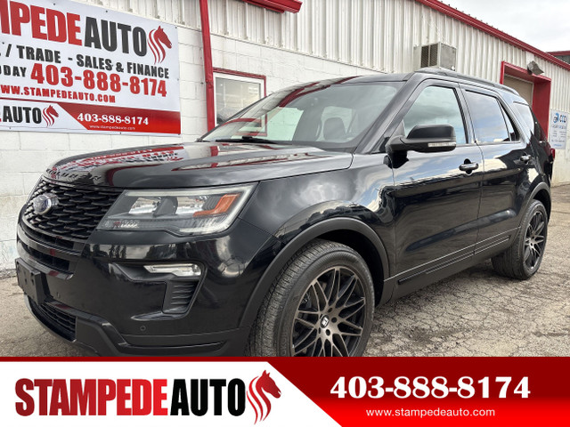 2018 Ford Explorer SPORT | 7 PASSENGER | REAR CAPTAIN CHAIRS | 4 in Cars & Trucks in Calgary
