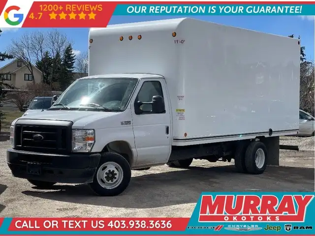 2023 Ford E-Series Cutaway E-450 DRW 176 Inch WB Box Cube Van Wi in Cars & Trucks in Calgary - Image 2