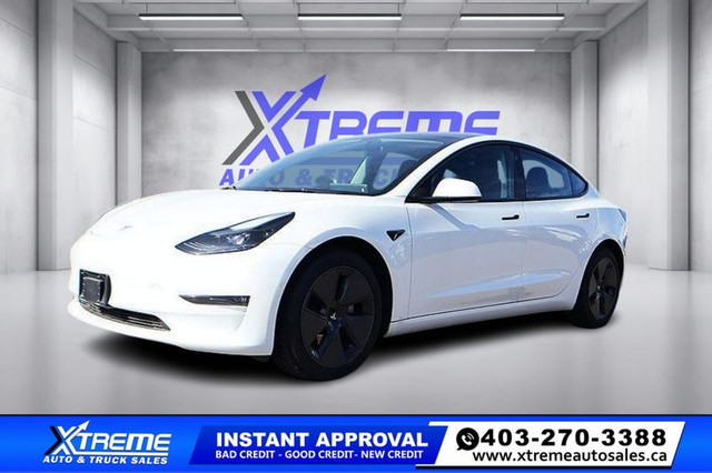 2022 Tesla Model 3 Long Range AWD - NO FEES! HAIL SALE! in Cars & Trucks in Calgary