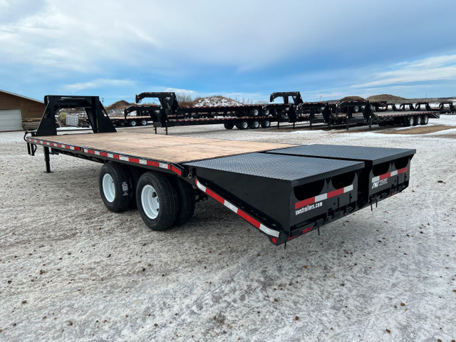 2025 SWS 26' Gooseneck Trailer (2) 10K Axles in Heavy Equipment in Edmonton - Image 4