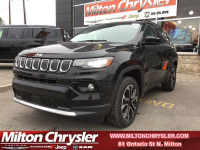  2022 Jeep Compass LIMITED 4X4|SUN & SOUND GROUP|LEATHER