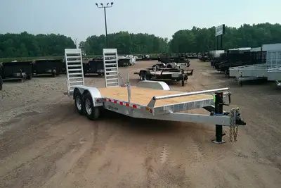 Canada Trailers Galvanized Equipment Hauler Trailer 15,120 lbs. GVWR is $9,535.00 ! Ord: 79040-5 - S...
