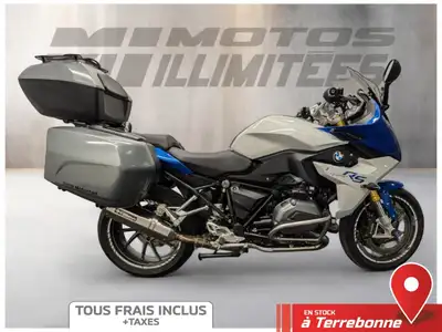 BMW R1200RS 2017 Bleu 88969 km au compteur. Motos Illimitées Terrebonne. Prix de vente inclus les fr...