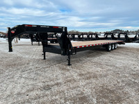 2024 SWS 36' Gooseneck Trailer (3) 7K Axles