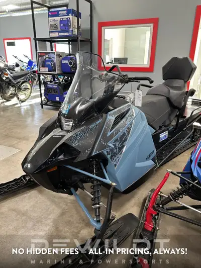 The Yamaha Transporter Lite 2-Up offers all the key features of our full touring snowmobiles in a mu...