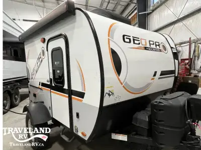 The Rockwood Geo Pro 12SRK is a compact, lightweight travel trailer designed for adventurous travele...