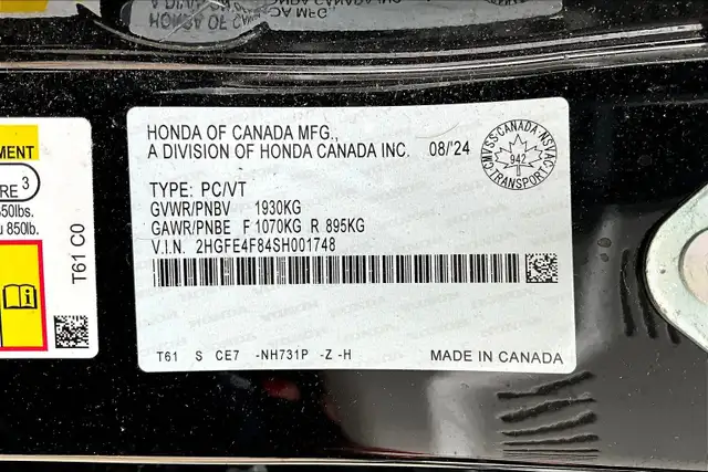 2025 Honda Civic Hybrid Sport eCVT Sedan in Cars & Trucks in Mississauga / Peel Region - Image 24