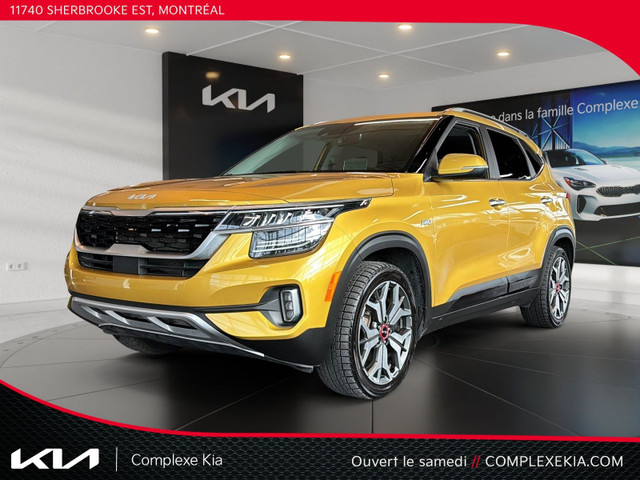 2022 Kia Seltos SX Turbo AWD *Taux a partir 5.02%* GPS Cuir Toit in Cars & Trucks in City of Montréal