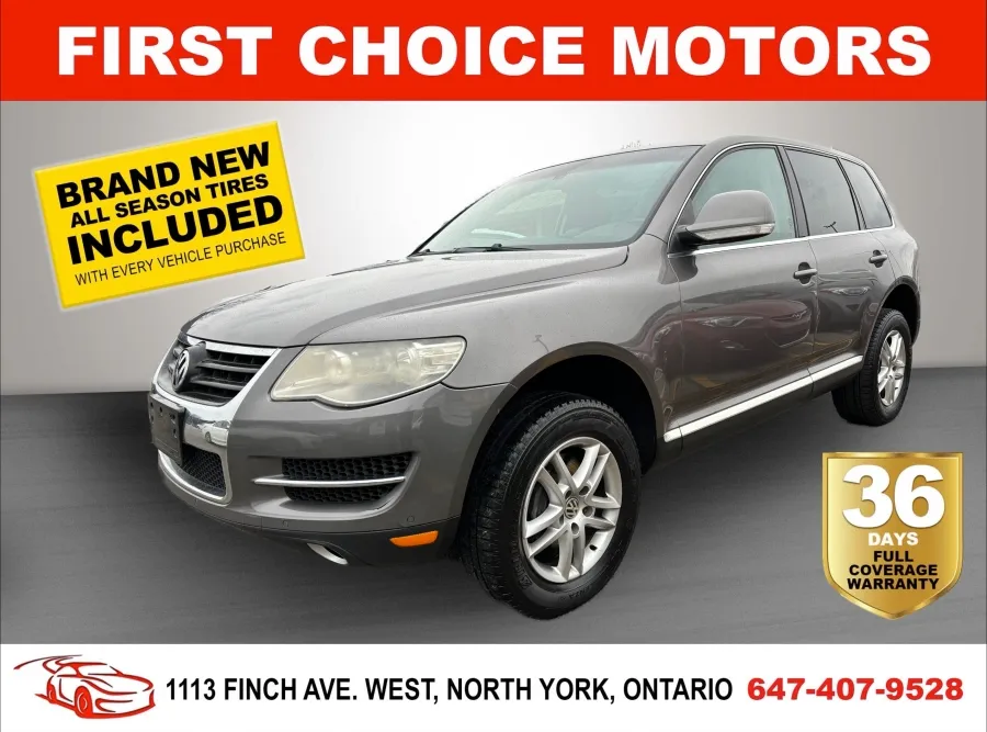2008 VOLKSWAGEN TOUAREG COMFORTLINE ~AUTOMATIC, FULLY CERTIFIED