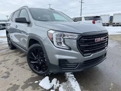 This pre-owned 2023 GMC Terrain SLE AWD in Sterling Grey Metallic offers a sleek design combined wit...