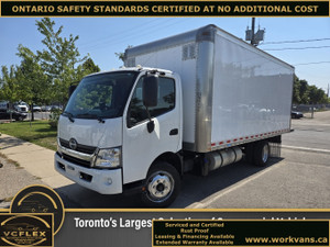 2018 Hino 195 195 - 18Ft x 96\" x 86\"Box - Electric Pwr Side Do