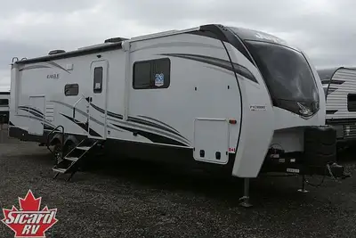 The 2023 Eagle HT 320FBOK, by Jayco, provides you with all of the comforts you need. This travel tra...