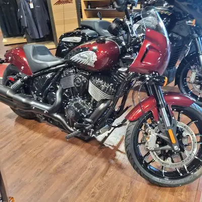 Rallye Motoplex Nova Scotia, Your Recreation Destination! 2025 Indian Motorcycle Sport Chief Maroon...