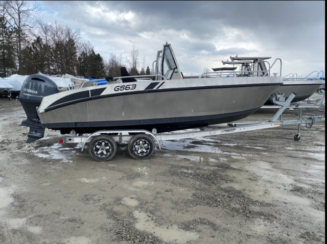 2022 Gliseris GS63 Grey Yamaha F150 in Powerboats & Motorboats in Barrie