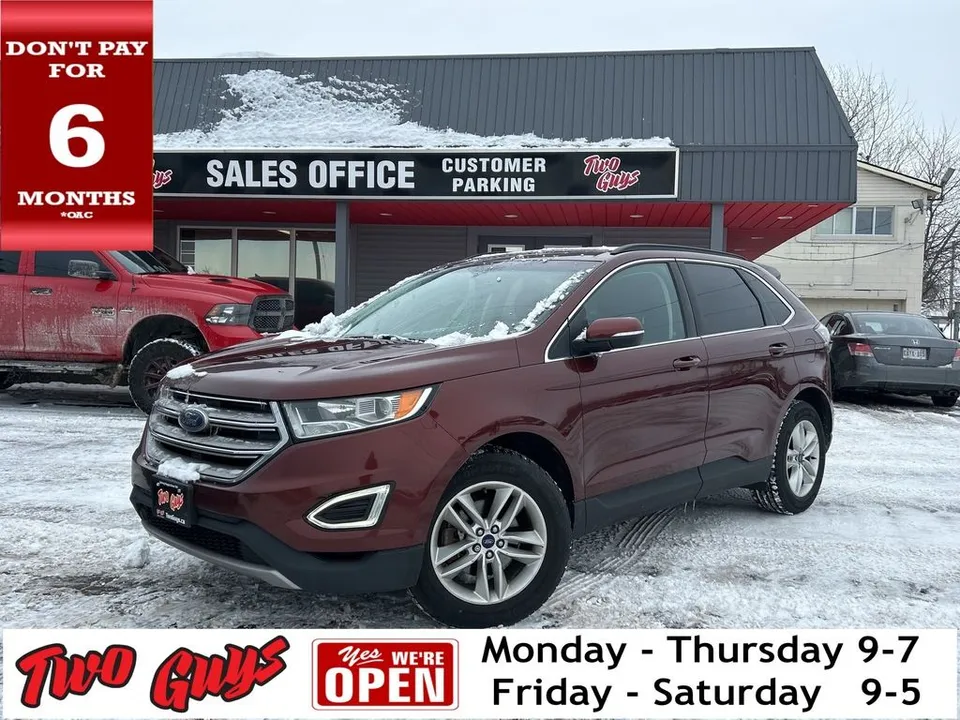 2016 Ford Edge SEL FWD Nice Local Trade In! Heated Front Seats
