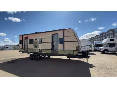 Forest River No Boundaries 20 Series travel trailer NB20.7 highlights: Queen Bed Theater Seating Sla...