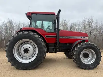 1995 Case IH Magnum 7230 FWA, - 7740 hours, - 8.3L Cummins engine rated at 180 PTO hp, - 18x4 full p...