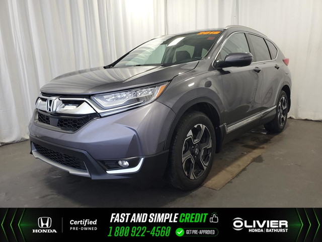 2019 Honda CR-V Touring AWD Navigation Volant Chauffant Cuire in Cars & Trucks in Bathurst - Image 3