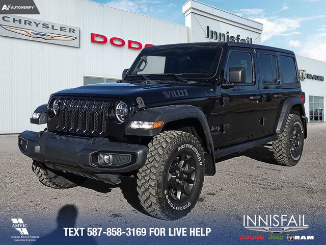 2020 Jeep Wrangler Unlimited Sport ECODIESEL* HTD SEATS & WHE... in Cars & Trucks in Red Deer
