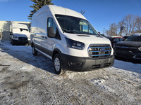 This brand new OXFORD WHITE 2024 FORD E-TRANSIT CARGO VAN is powered by an ELECTRIC ENGINE THAT'S PA... (image 2)