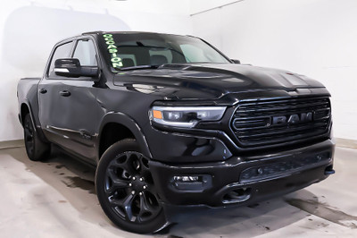 2022 Ram 1500 LIMITED + NIGHT EDITION + CREWCAB + V8 CUIR + GPS 