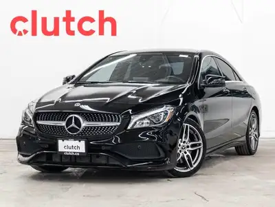 2018 Mercedes-Benz CLA 250 4Matic AWD w/ Android Auto, Nav, Rear