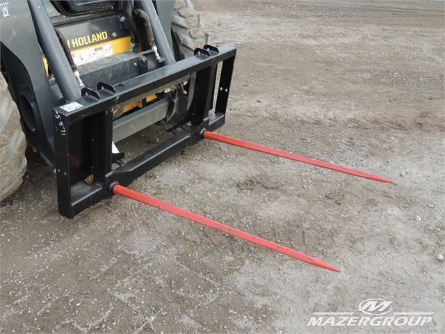 HLA Double Bale Spear for Skid Steers - Fits NH, JCB, John Deere in Farming Equipment in Regina - Image 3