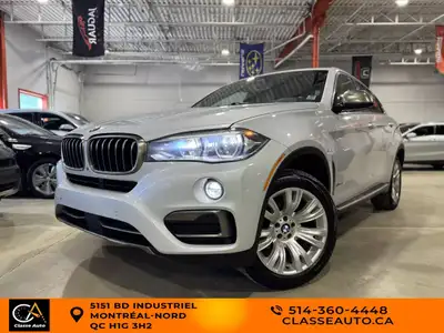 1 SEUL PROPRIÉTAIRE !!! AUCUN ACCIDENT !!! 2016 Bmw X6 xDrive35i/AWD/AC/CUIR/TOIT/CAMERA/GPS/BLUETOO...
