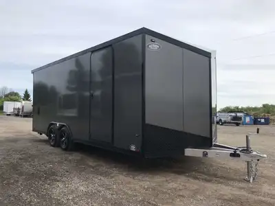 LEGACY 8.5" X 20' ALUMINUM CARGO/ AUTO HAULER WITH 7,000LB GVWR, REAR RAMP DOOR WITH BEAVERTAIL! Our...